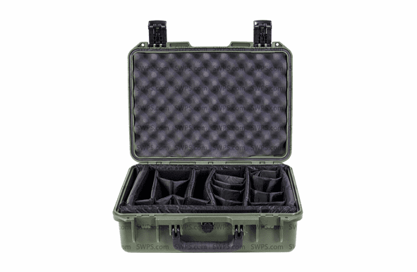 Pelican Storm Case IM2300  With Padded Dividers GREEN