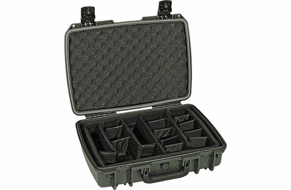 Pelican Storm Case IM2370  With Padded Dividers GREEN
