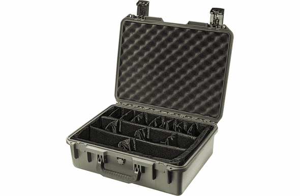 Pelican Storm Case IM2400  With Padded Dividers GREEN 