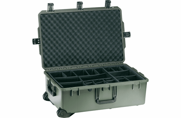 Pelican Storm Case IM2950  With Padded Dividers GREEN - 300 MOQ