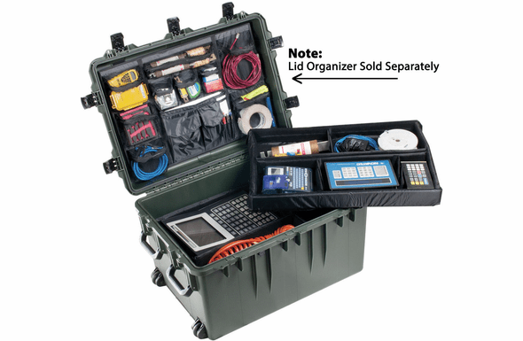 Pelican Storm Case IM3075  With Padded Dividers GREEN - 300 MOQ