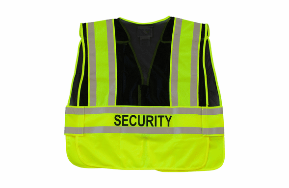 Safety Gear ANSI 207-2006 Public Safety Vest (SECURITY) - 302-PSV-BLK-2X/5X