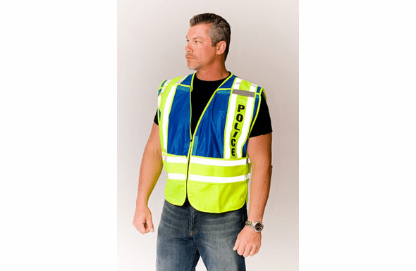SafetyGear ANSI 207-2006 Public Safety Vest (POLICE) - 302-PSV-BLU