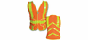 SafetyGear ANSI Class 2 Chevron Mesh High Visibility Vest - Reflective Orange - 302-CHEVOR15