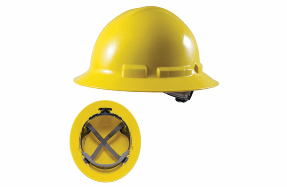 SafetyGear USA Full Brim ANSI Safety Hard Hat - 6-pack - 280-FB4151-20 - YELLOW