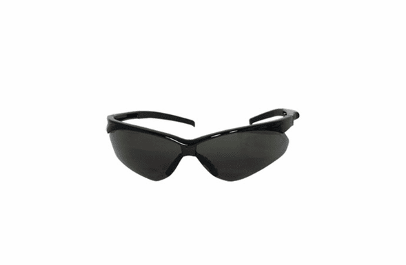 SafetyGear USA Safety Glasses - 250-28-0001 - 6-pack - Black Frame - Gray Lenses