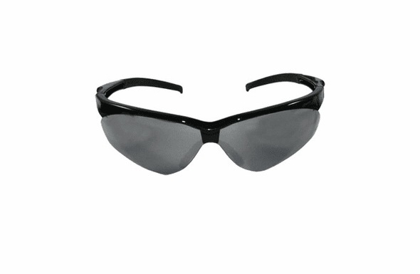 SafetyGear USA Safety Glasses - 250-28-0002 - 6-pack - Black Frame - Indoor/Outdoor Mirror Lenses