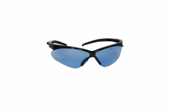 SafetyGear USA Safety Glasses - 250-28-0003 - 6-pack - Black Frame - Light Blue Lenses