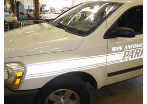 San Antonio Park Police Dodge Durango - Stealth Reflective Graphics