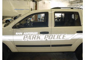 San Antonio Park Police Dodge Durango - Stealth Reflective Graphics