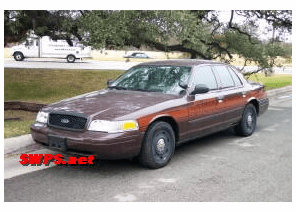 San Antonio PD Traffic Police Car - Brown