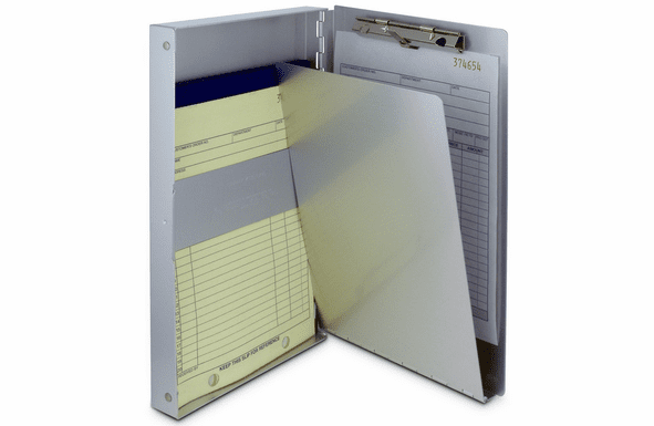 Saunder Aluminum Snapak Clipboard - Memo Size - 10507