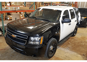 SOLD 2012 Chevy Tahoe Black and White SUV