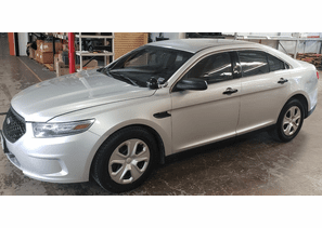 SOLD 2013 Ford Police Interceptor Sedan Silver 1FAHP2MT4DG204804