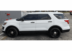 SOLD 2016 Ford Police Interceptor Utility White 94k Miles 1FM5K8AR0GGA20614