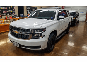 SOLD 2019 White Chevy Tahoe - with Equipment - 75k Miles