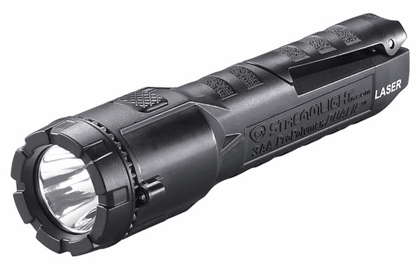 Streamlight 3AA ProPolymer Dualie Laser HAZ-LO C4 LED Flashlight - Black - 68762