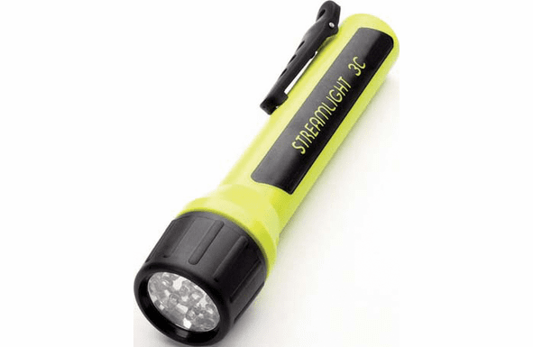 Streamlight 3C Propolymer LED Yellow Flashlight With Blue LED 33212