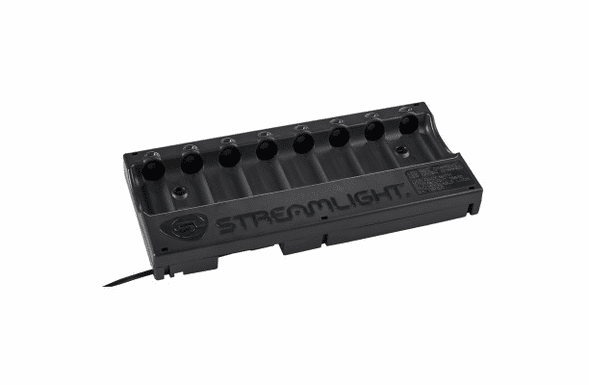 Streamlight 8 Unit 18650 Bank Charger 120V, Batteries Not Included - 20221