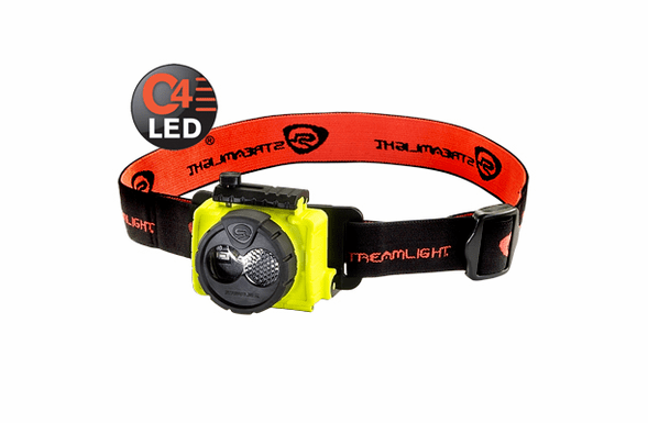 Streamlight Double Clutch Rechargeable USB LED Headlamp with 120V AC Cord - Yellow - 61602