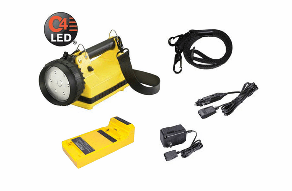 Streamlight E-Flood  FireBox Standard System Yellow - AC/DC - 1 Charger - 45827