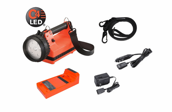 Streamlight E-Flood Standard System Orange - AC/DC - 1 Charger - 45801
