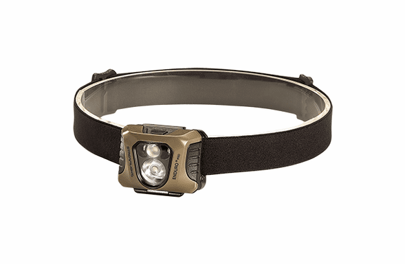 Streamlight Enduro Pro - 3AAA Headlamp - Coyote w/ Green LED - 61425