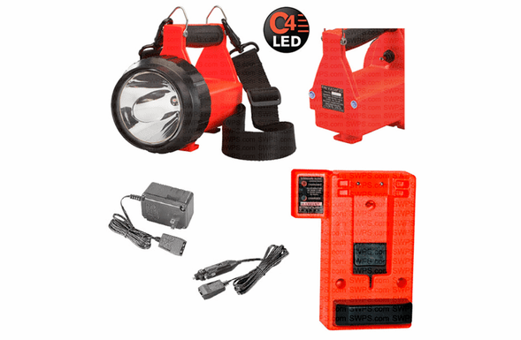 Streamlight Fire Vulcan LED Standard System Orange AC/DC - 1Charger - 44450