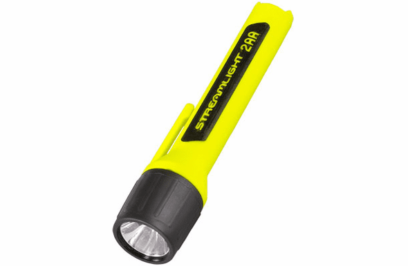 Streamlight HAZ-LO 2AA LED Propolymer Flashlight w/ batteries 67101 - Yellow