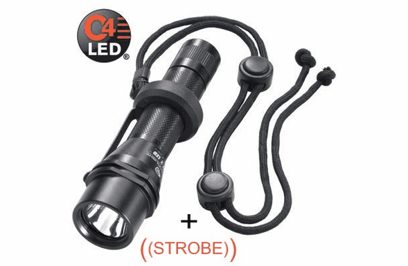 Streamlight NightFighter X C4 LED Tactical Flashlight w/ Strobe- 88008
