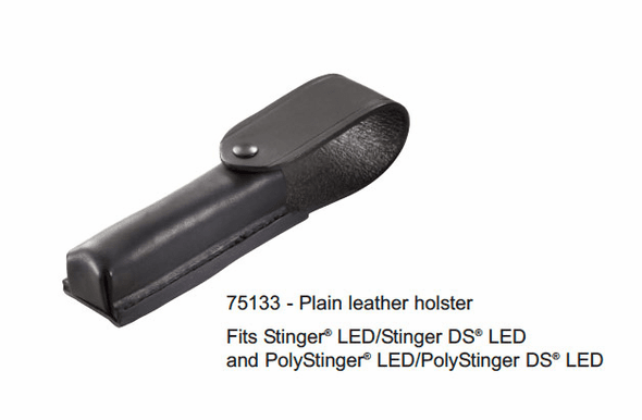 Streamlight Plain Leather Holster for Stinger LED/DS LED - 75133
