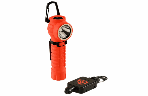 Streamlight PolyTac 90 C4 LED Flashlight with Gear Keeper - Orange - 88832