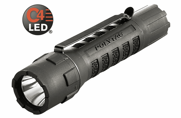 Streamlight PolyTac C4 LED Tactical Handheld Flashlight - Black - 88850