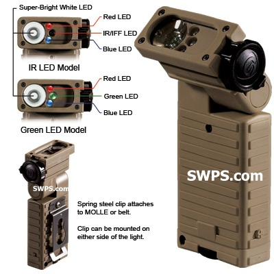 sidewinder streamlight flashlight 14308 Task Light White/Red/Blue/IR 76-Lumen Flashlight, Coyote Streamlight Sidewinder X Adjustable Military Light Take control of any tactical situation with the Streamlight Sidewinder X Streamlight Sidewinder Military LED Flashlight