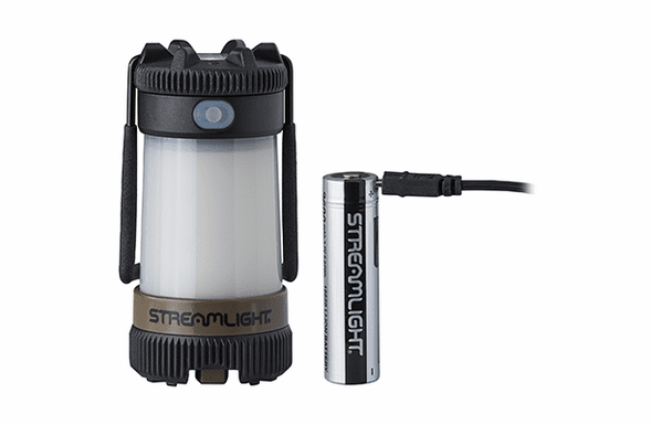 Streamlight Siege X - 18650 USB battery & USB cord - Coyote 44956