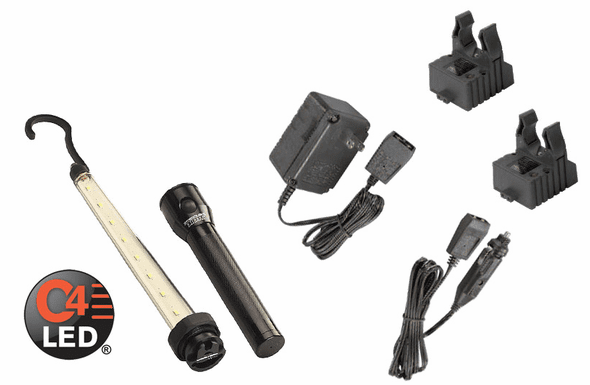 Streamlight Stinger Lite Pipe - AC/DC - 2 Smart Chargers - 75684