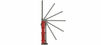 Streamlight Stinger Switchblade Flashlight with USB cord Red 76800