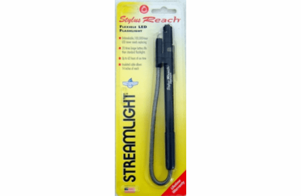 Streamlight Stylus Reach - Flexible 14" Pen Light - Black with Green LED