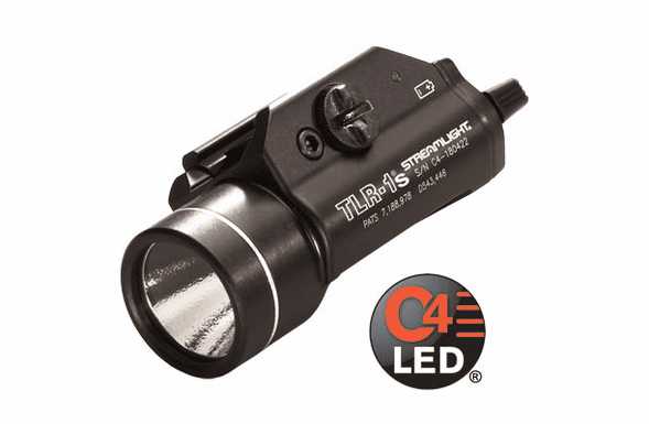 Streamlight TLR-1S Gun Rail-Mounted LED Tactical Light with Strobe - 69210