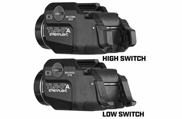 Streamlight TLR-7A Flex High Switch & Low Switch Rail locating keys CR123A - 69424
