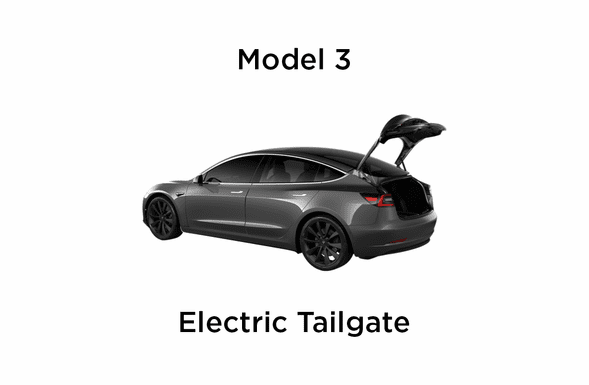 Tesla Model 3 Electric Tailgate (w/o Foot Activation)