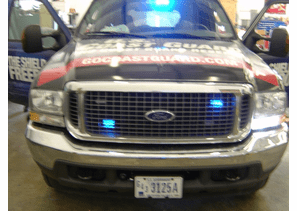 United States Coast Guard 2004 Excursion Whelen TIR 3 Blue