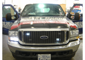 United States Coast Guard 2004 Excursion Whelen TIR 3 White