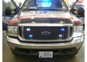 United States Coast Guard 2004 Excursion Whelen TIR3 Blue & White