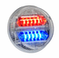 Whelen 3.5" LINZ6 Fog Light Extended Clear Lens - Red/Blue LED - PAR28J