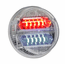 Whelen 3.5" LINZ6 Fog Light Extended Clear Lens - Red/White LED - PAR28D