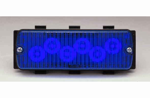 Whelen 500 Series TIR6 Blue Super-LED - Blue Lens - 50B03ZBR