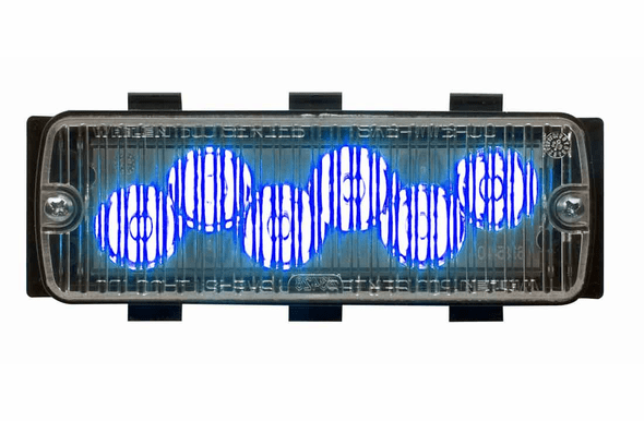 Whelen 500 Series TIR6 Blue Super-LED - Clear Lens - 50B03ZCR