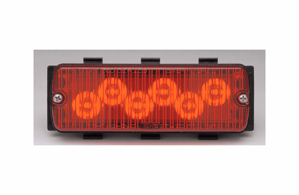 Whelen 500 Series TIR6 Red Super-LED - Red Lens - 50R03ZRR