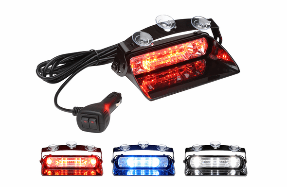 Whelen Avenger II TRIO Linear/TIR3 Super-LED Dashlight - Red/Blue/White - AVC13RBC